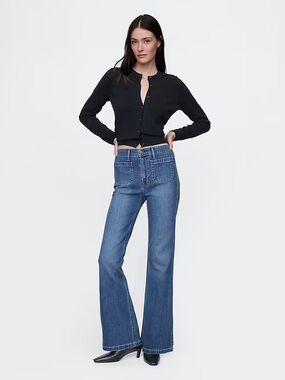 GAP 70’s Flare High Rise Jeans